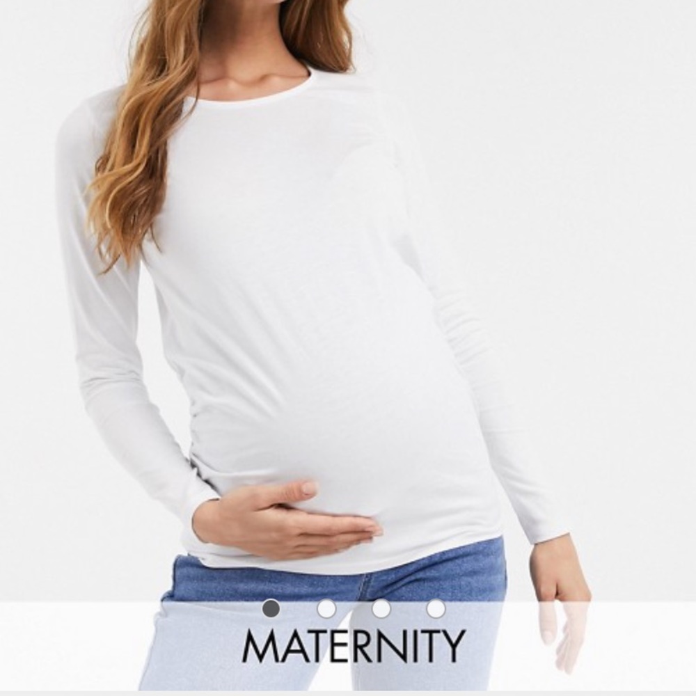 Fitted ASOS maternity top